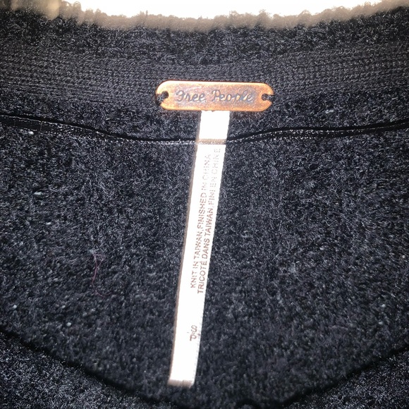 Free People Black Sweater - Picture 2 of 7